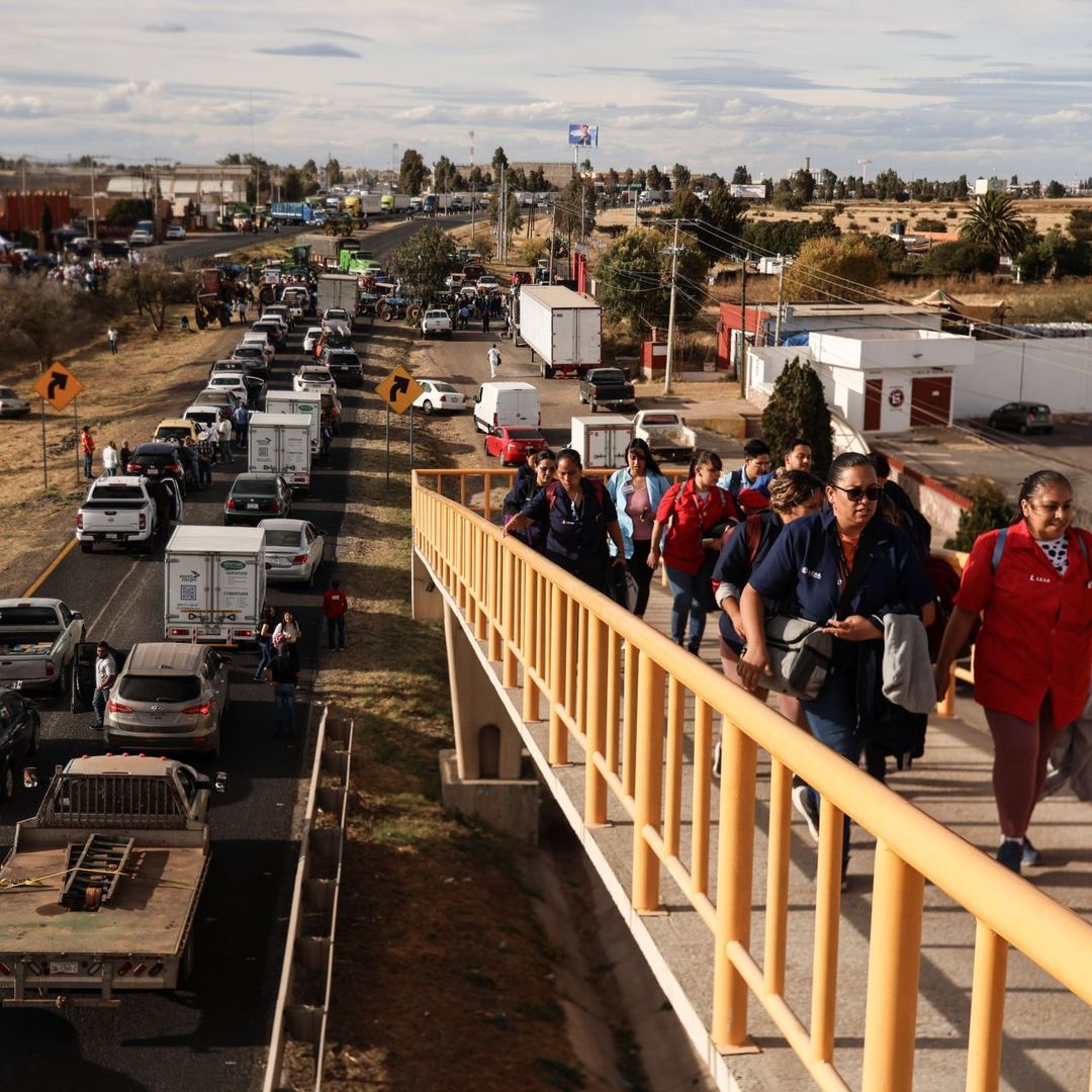Carreteras con tráfico.